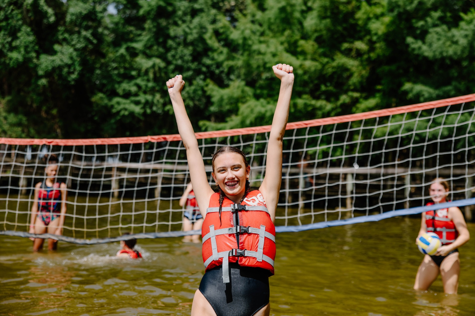 Water volleyball