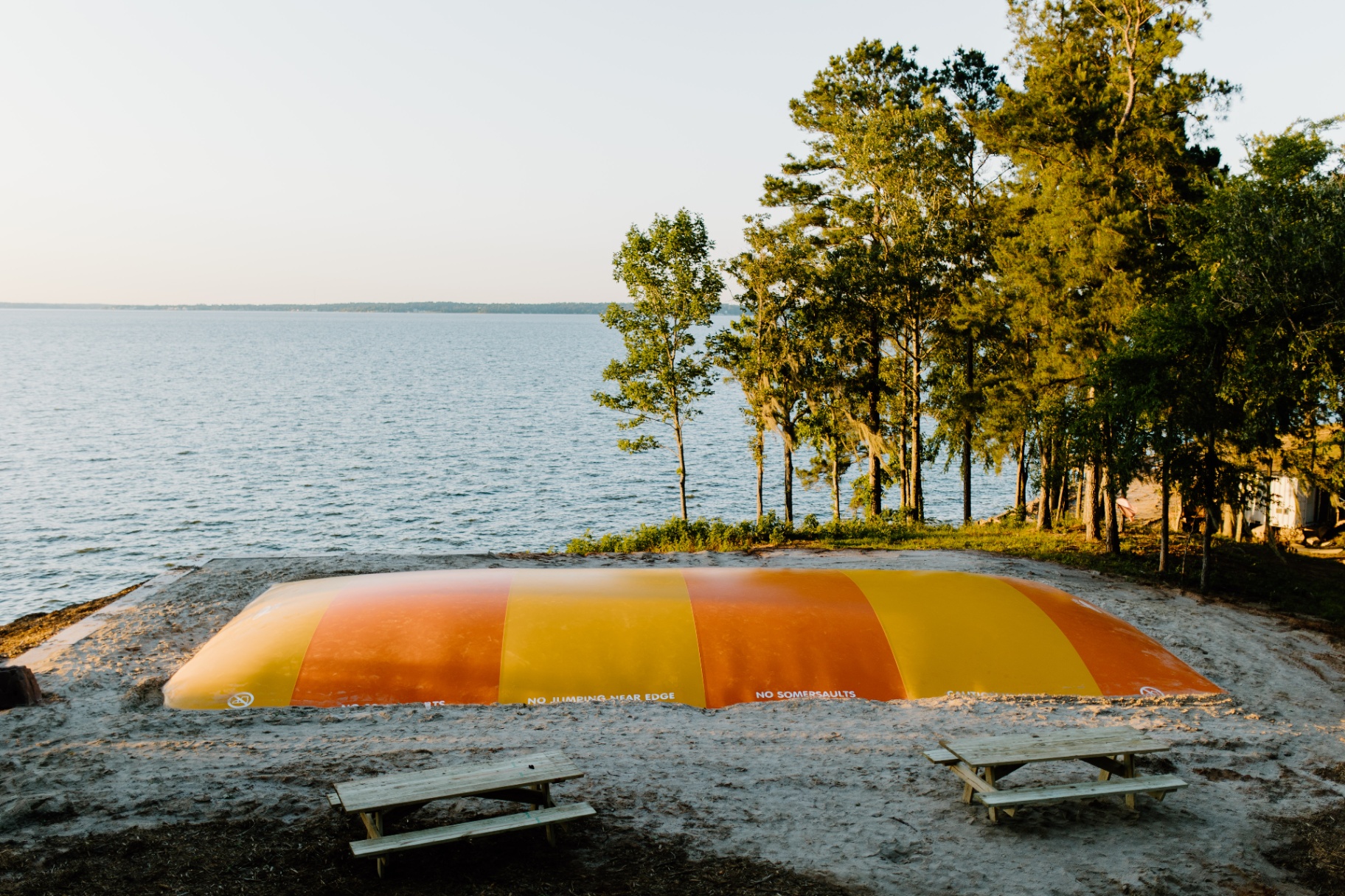 Lake blob & beach